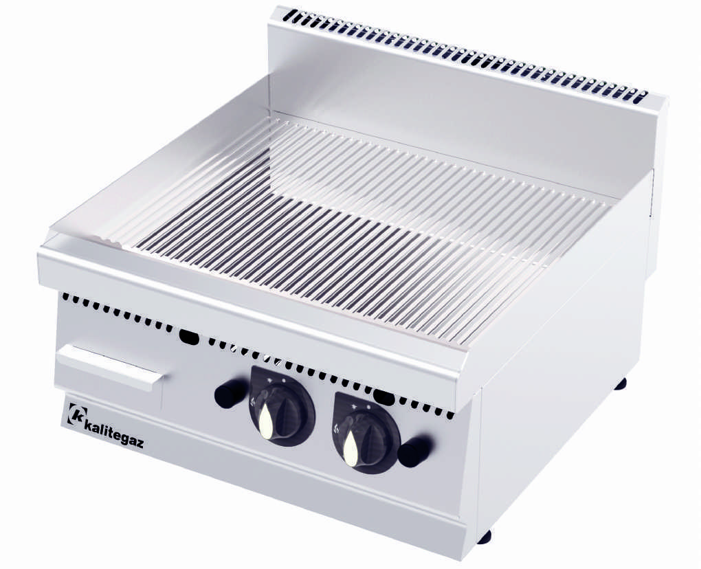 GG1260GC 600 Serie Chrome Covered T Model Gas Plate Grill