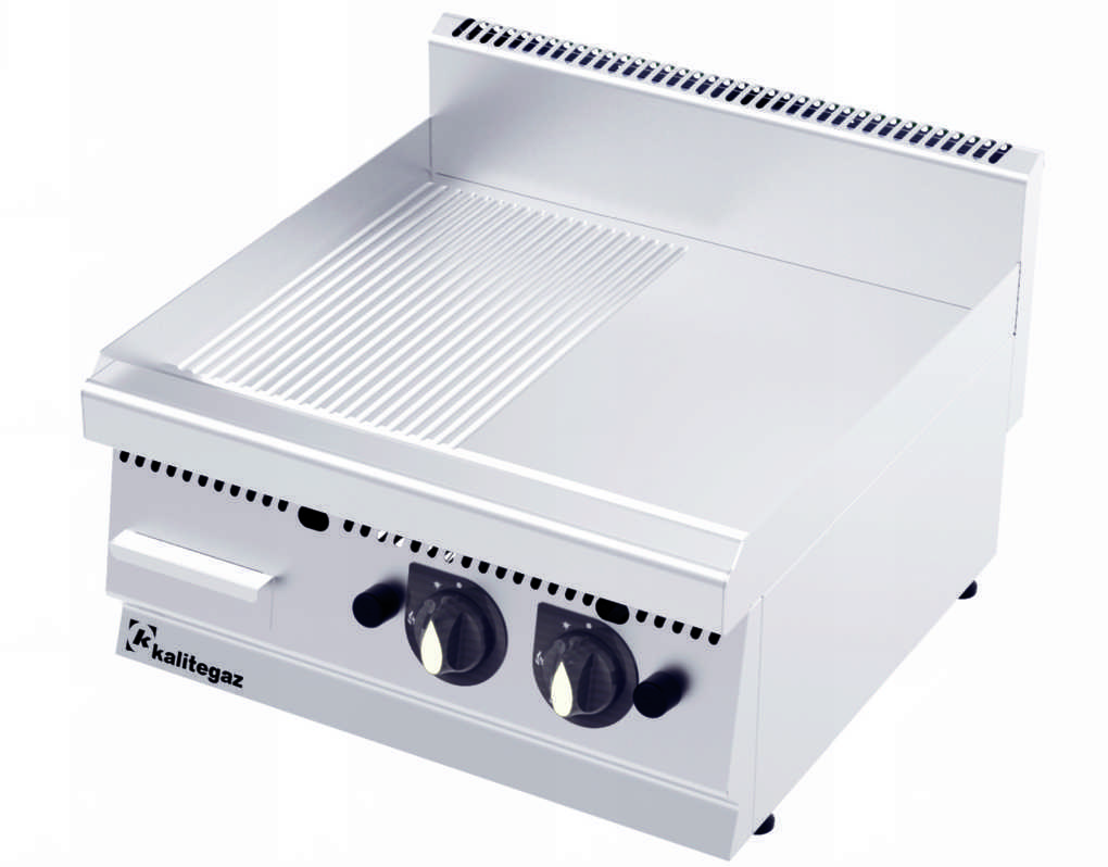 GS9060GC 600 Serie Chrome Covered T Model Gas Plate Grill