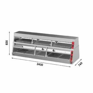 CHWC8 Chicken Humidified Warmer, Countertop
